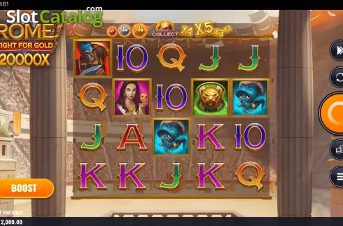 Скрин2. Rome Fight For Gold слот