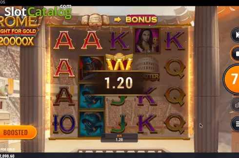 Скрин4. Rome Fight For Gold слот
