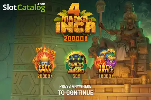 Скрин2. 4 Masks of Inca слот