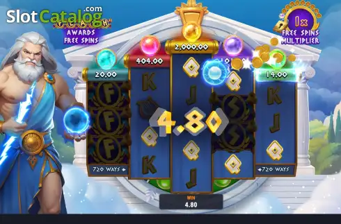 Скрин3. Celestial Flash of Zeus слот