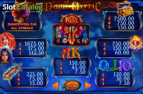 Скрин4. Dark Mystic слот