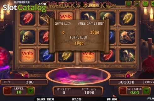 Скрин5. Warlock's Book слот