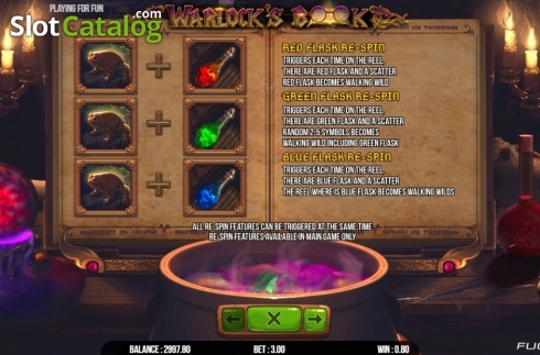 Скрин9. Warlock's Book слот