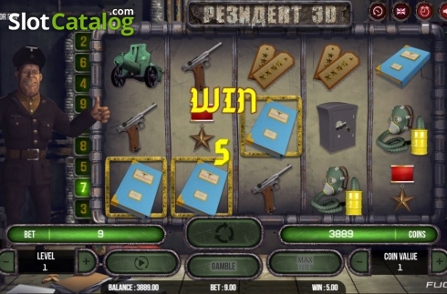 Скрин3. Resident 3D слот