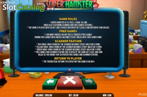 Скрин8. Super Hamster слот