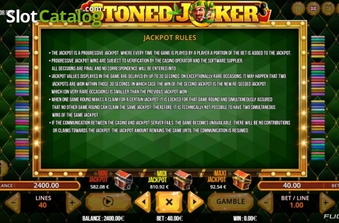 Скрин8. Stoned Joker 40 слот