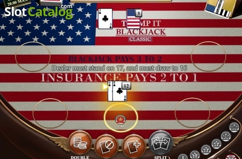 Скрин3. Trump It Blackjack Classic слот