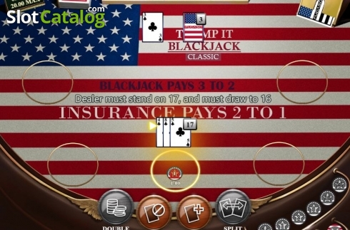 Скрин4. Trump It Blackjack Classic слот