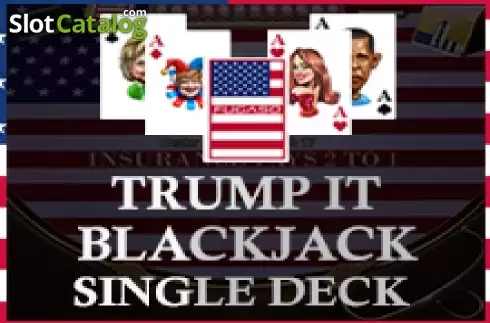 Trump It Blackjack Single Deck логотип