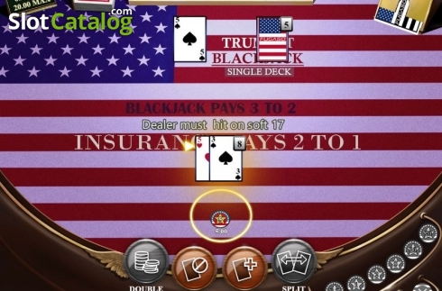Скрин4. Trump It Blackjack Single Deck слот