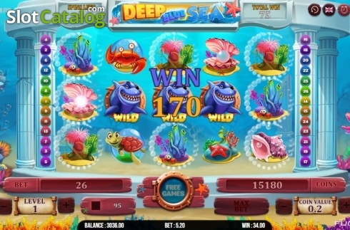 Скрин8. Deep Blue Sea слот
