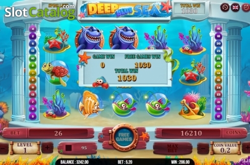 Скрин9. Deep Blue Sea слот