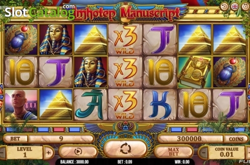 Скрин2. Imhotep Manuscript слот