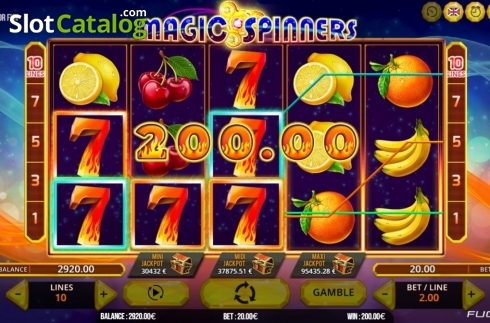 Скрин4. Magic Spinners слот