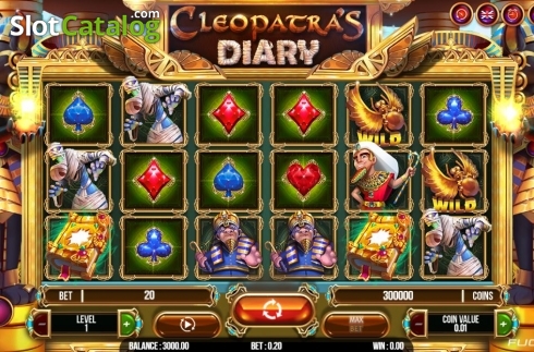 Скрин2. Cleopatra's Diary (Fugaso) слот