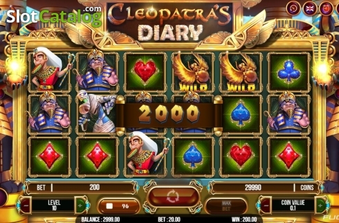 Скрин4. Cleopatra's Diary (Fugaso) слот