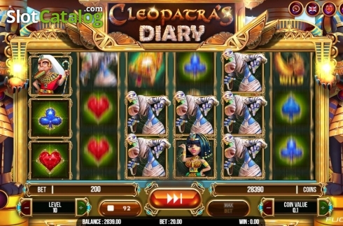 Скрин5. Cleopatra's Diary (Fugaso) слот