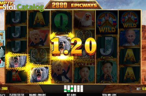 Скрин3. Trump It Deluxe Epicways слот