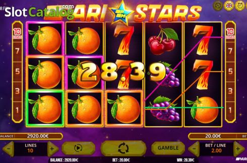 Скрин3. Pari Stars слот