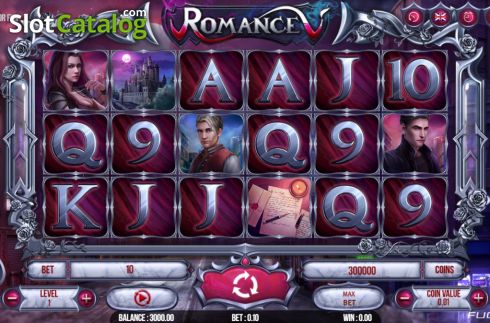 Скрин2. Romance V слот