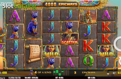 Скрин3. The Mummy Win Hunters Epicways слот