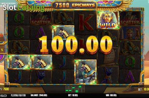 Скрин4. The Mummy Win Hunters Epicways слот