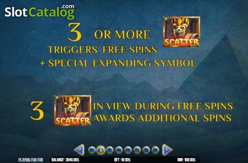 Скрин6. The Mummy Win Hunters Epicways слот
