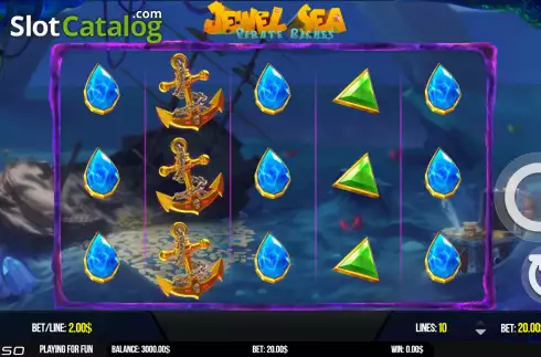 Скрин2. Jewel Sea Pirate Riches слот