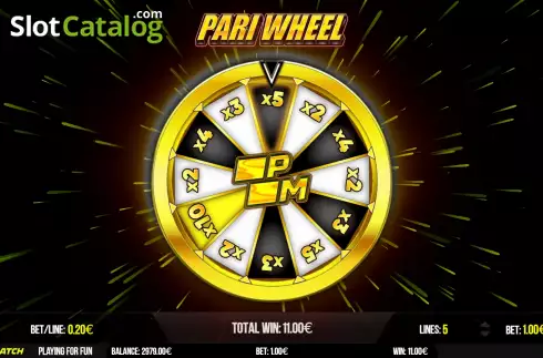 Скрин4. Wheel of Parimatch слот
