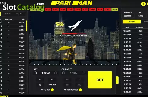 Скрин2. Pari Man слот