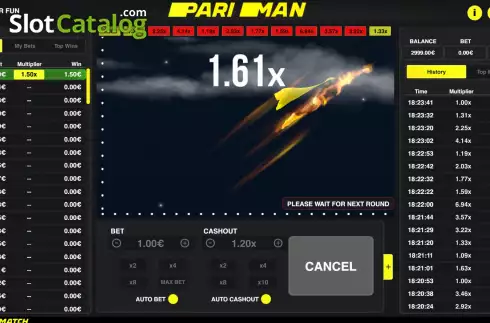 Скрин3. Pari Man слот