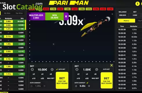 Скрин6. Pari Man слот
