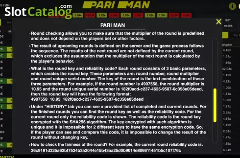 Скрин8. Pari Man слот
