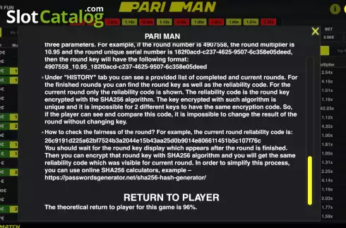 Скрин9. Pari Man слот
