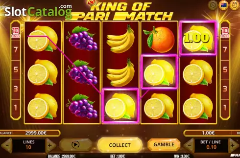 Скрин3. King of Parimatch слот