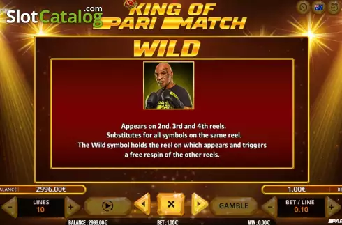 Скрин7. King of Parimatch слот