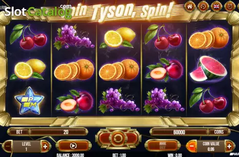 Скрин2. Spin Tyson, Spin! слот