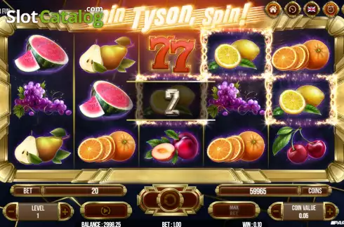 Скрин3. Spin Tyson, Spin! слот