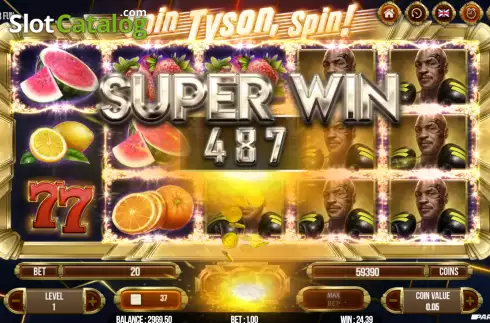 Скрин5. Spin Tyson, Spin! слот
