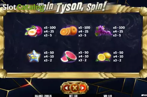 Скрин7. Spin Tyson, Spin! слот