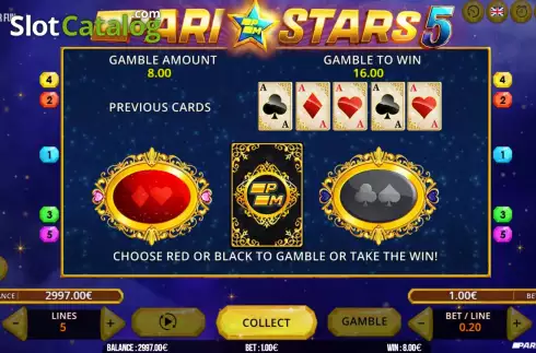 Скрин6. Pari Stars 5 слот
