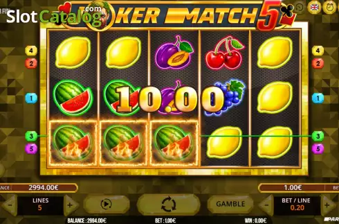 Скрин4. Joker Match 5 слот