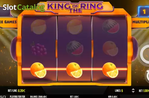 Скрин3. King Of The Ring слот