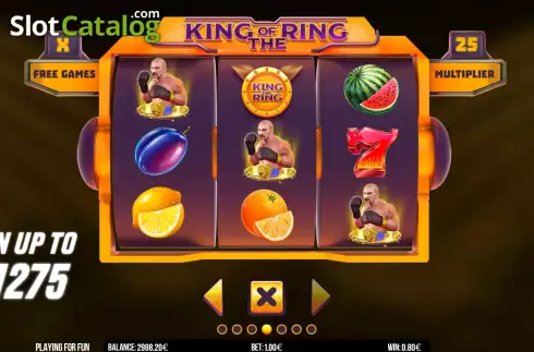 Скрин8. King Of The Ring слот