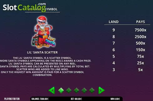 Скрин7. Lil Santa слот