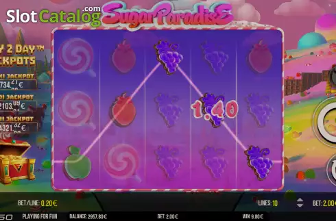 Скрин3. Sugar Paradise слот
