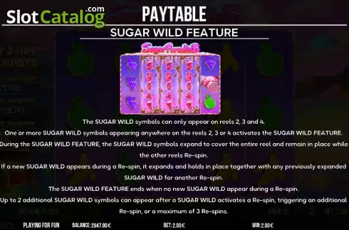 Скрин5. Sugar Paradise слот