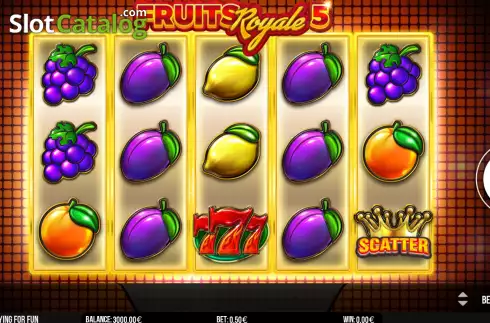 Скрин2. Fruits Royale 5 слот