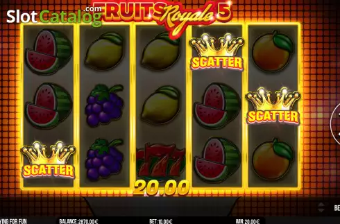 Скрин3. Fruits Royale 5 слот
