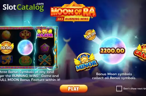Скрин2. Moon of Ra слот